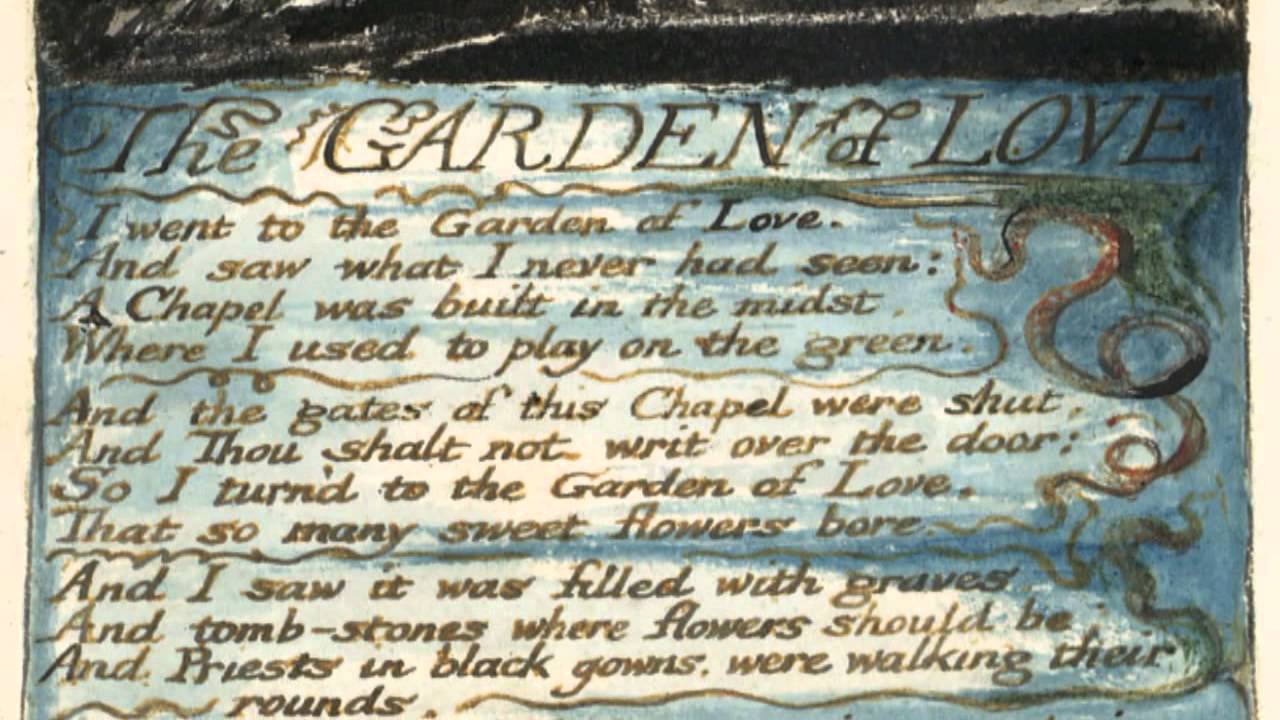 The Garden Of Love William Blake British Accent Youtube