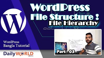 WordPress File Hierarchy and Basic File Structure Introduce || WordPress Bangla Tutorial Part-3