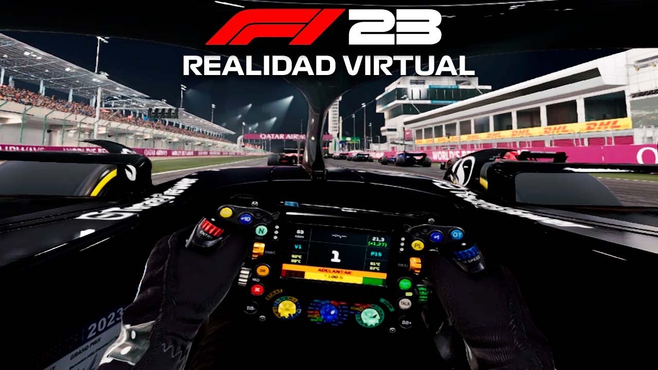 LA REALIDAD VIRTUAL DE F1 23 ES INCREÍBLE - YouTube