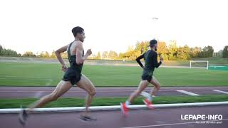 15x400 m avec Jimmy GRESSIER et Momo EL BOUAJAJI  www.lepapeinfo.com