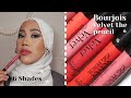 BOURJOIS Rouge Velvet The Pencil Swatches & Review | Medium Skin