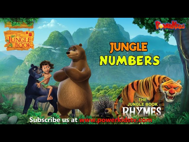Jungle Numbers | Nursery Rhymes & Kids Song | The Jungle Book Rhymes | Powerkids