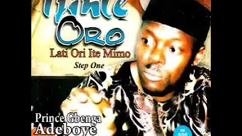 IJINLE ORO BY GBENGA ADEBOYE.