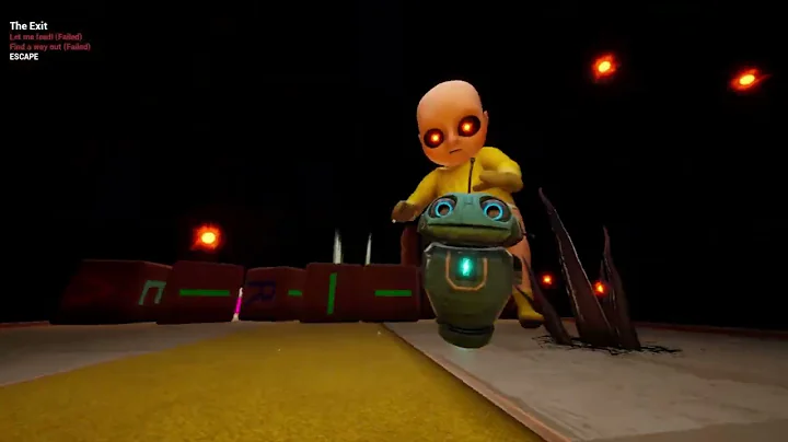 Take Robot NEWT to THE EXIT - Dark Whispers Baby In Yellow