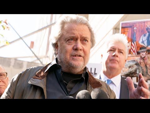 Steve Bannon gets 4 months' jail time, says Biden administration will end on November 8