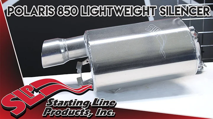 Starting Line Products | Polaris 850 Lightweight Silencer Part Overview