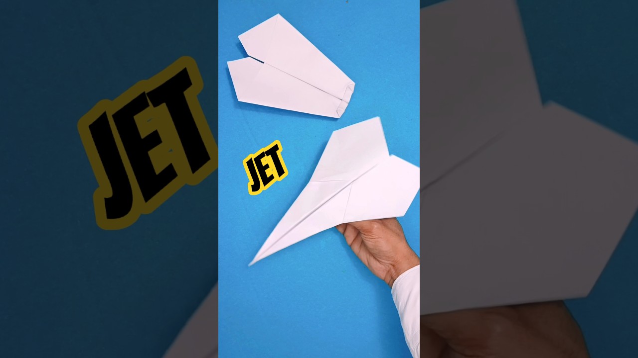 Бумажный реактивный самолет ✈️ 