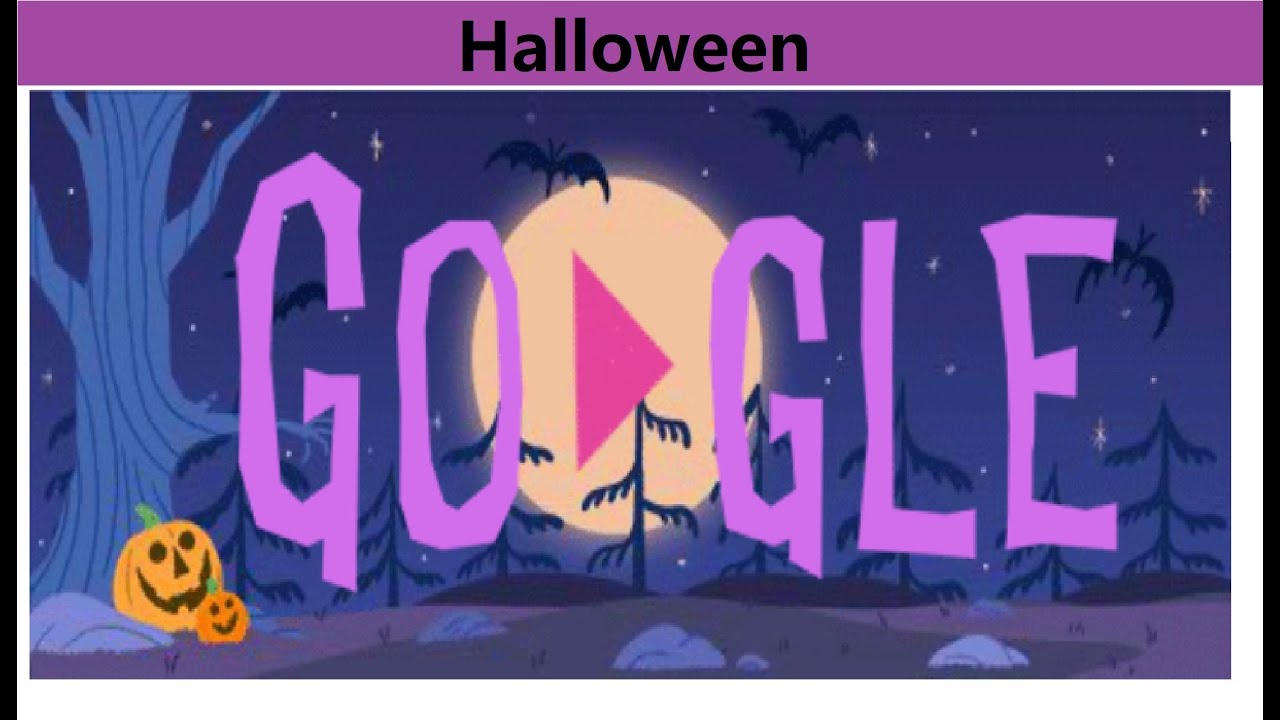 Dia das Bruxas nos jogos conhecidos do Google Doodle