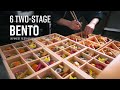 Six twostage bento lunch box documentary in japanese restaurant