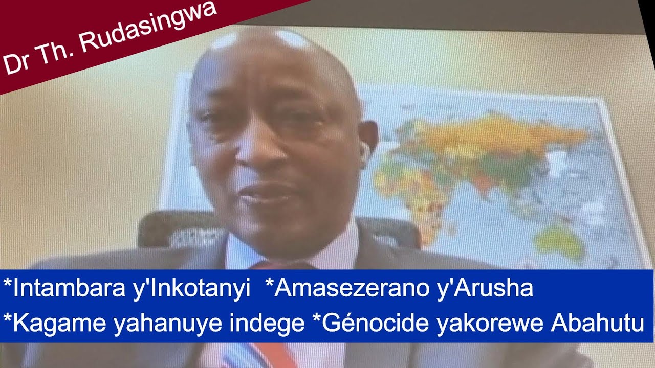 Dr Th. Rudasingwa : Kagame ni we wahanuye indenge kandi habaye na génocide yakorewe Abahutu