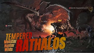 MH WILDS Tempered RATHALOS ! Broken TAIL ! #limanuxmhwilds