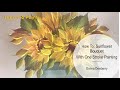 Learn to paint  relax and paint with donna sunflower bouquet  donna dewberry 2022