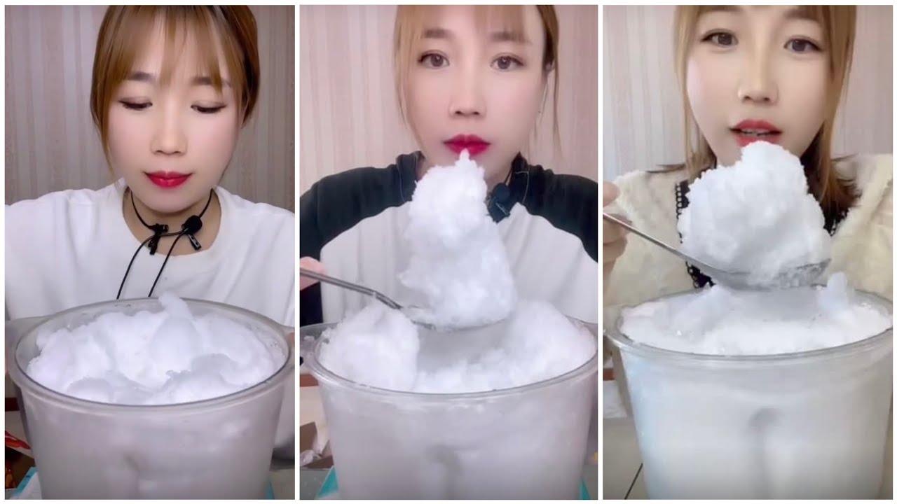 ASMR/FRESHLY SHAVED ICE/ASMR ICE EATING