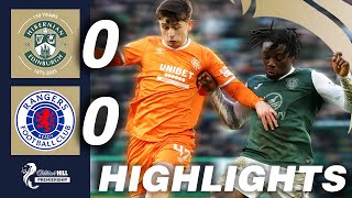 Hibernian 0-0 Rangers Highlights William Hill Premiership