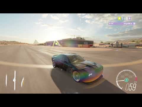 Forza Horizon 3 in a Hellcat ….He broke his own ankles 😏