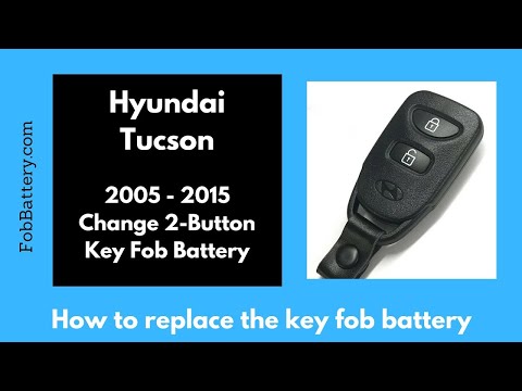 Hyundai Tucson Key Fob Battery Replacement (2005 - 2015)