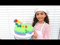 Heidi y Zidane hicieron una tarta de cumpleaños | Vídeo divertido para niños