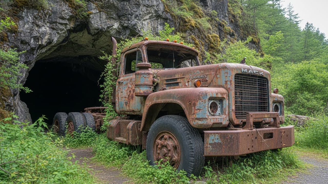 Restoring the rusty Mack truck found in the mountain warehouse after 45 years | The entire process