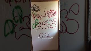 tagging with grogs and markers in abando #graffitiart #madlads #sneakingout #graffiti #delinquent