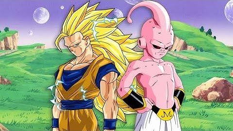 SSJ3 Goku vs Kid Buu Full Fight Bruce Faulconer 4K A.I Upscale