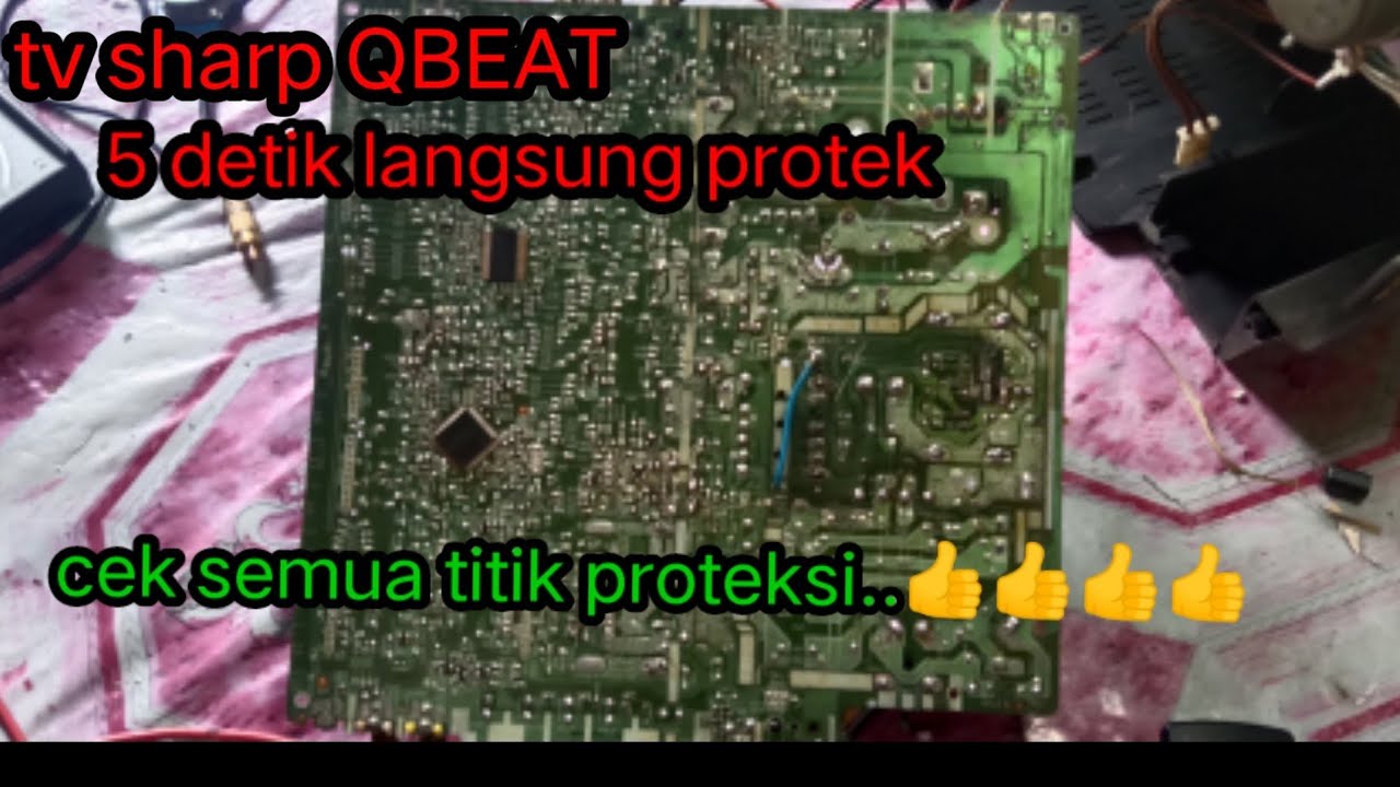 lacak pin protek tv sharp 14 in. ic croma M61260.ic program IXB226wj
