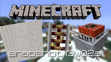 Minecraft Snapshots - Snapshot 13w02a! TNT Minecart, Quartz Blocks & More! 1.5 Update