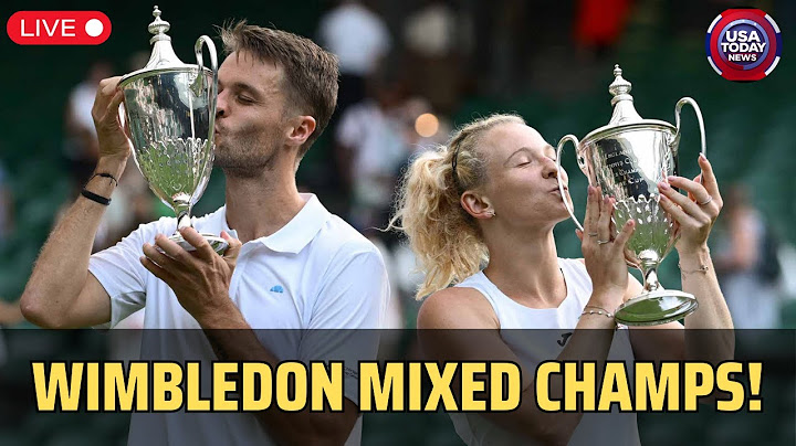 🏆 Siniakova & Verbeek Win Wimbledon Mixed Doubles Title | 2025 Final Highlights । USA TODAY NEWS