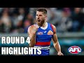 Marcus bontempelli round 4 afl highlights vs geelong 35 disposals 1 goal  2024