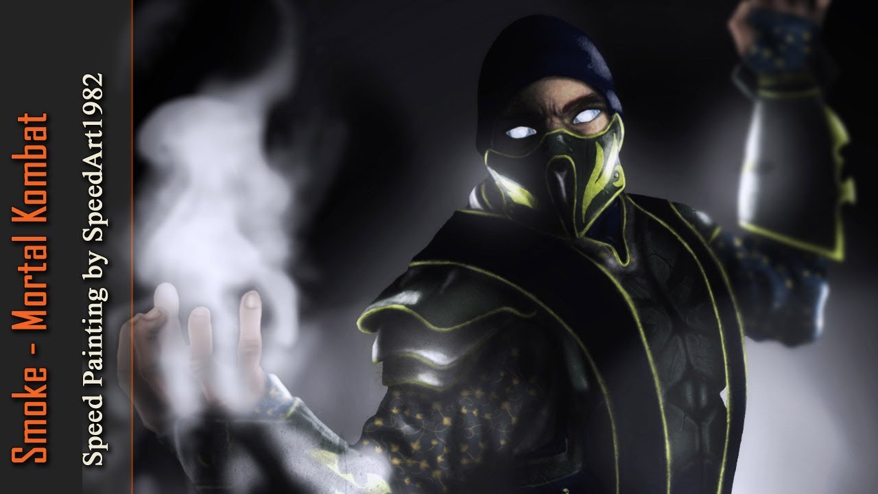 SMOKE - MORTAL KOMBAT - Speed Painting by SpeedArt1982 - YouTube