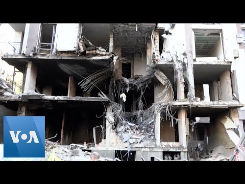 Airstrikes Damage Kyiv