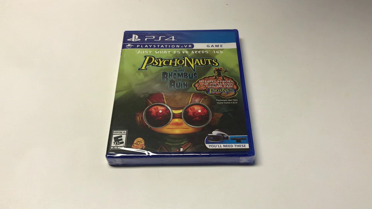 Unboxing Psychonauts In The Rhombus Of Ruin サイコノーツ Psvr Youtube