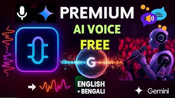 FREE Premium Voice | Gemini Text to Speech | Full guide to Generate AI voice (Bengali + English)