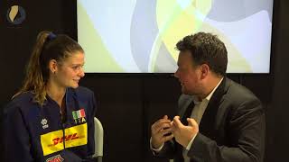 Interview of Cristina Chirichella after the win in the final (ENG)