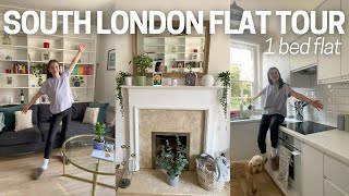 MY LONDON FLAT TOUR 2022 - 1 bedroom rented apartment in south london with a garden