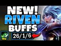 TESTING ALL NEW RIVEN BUFFS + CHANGES! (THEY ARE AMAZING!) - S13 Riven TOP Gameplay Guide