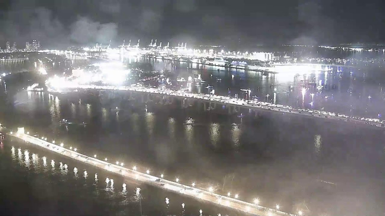 🔴 LIVE Port of Miami Fireworks  New Years 2023