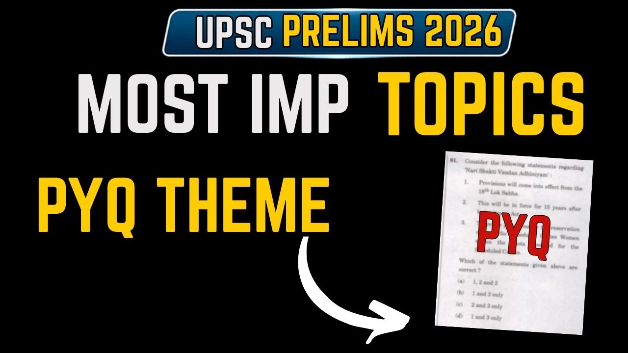 UPSC PRELIMS 2026 POLITY MOST IMP PYQ THEME BASED PREDICTED TOPIC# ...