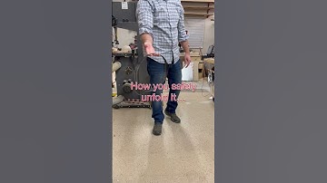 How to safely fold and unfold a bandsaw blade