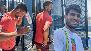 Alcaraz Tricks Djokovic Into Dancing The Macarena - Hilarious Moment Us Open 2025