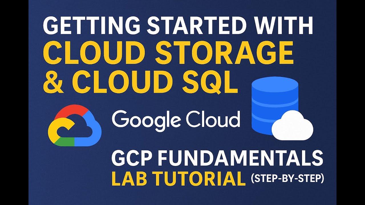 Getting Started with Cloud Storage & Cloud SQL | GCP Fundamentals Lab Tutorial (Step-by-Step)