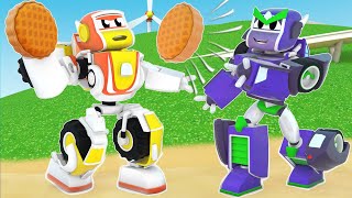 ロボットカー　VS　悪のロボット！ | ロボフューズ - スーパーヒーローレスキュー | 子供向けのトラックビデオ screenshot 5