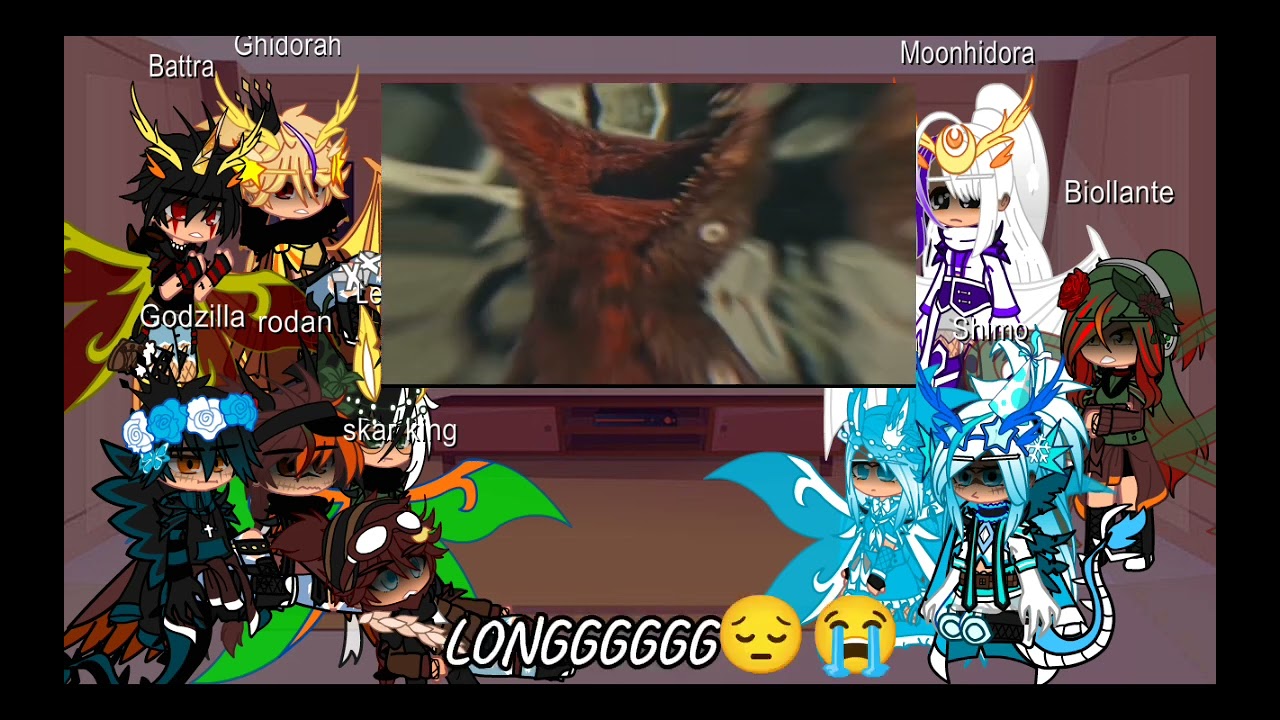 Kaijus reacts to shin Godzilla Rap‚Red giant‚Godzilla vs Ghidorah part 3