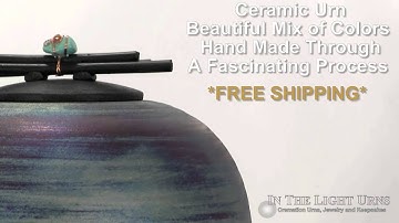 Raku Cremation Urn - (800) 757-3488 - In The Light Urns