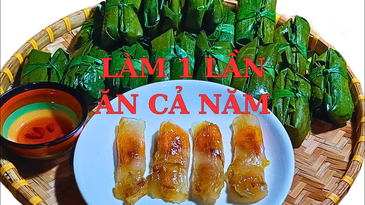 BÁNH BỘT LỌC làm một lần, để tủ lạnh ăn cả năm.