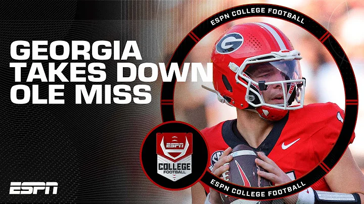 Reacting to Georgia' win vs. Ole Miss in a THRILLER | The CFB Show 🏈