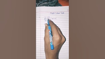 MATH SHORT #TRICK.             गणित का नया तरीका #math puzzle sole #short video