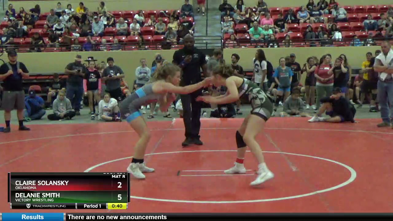 MS Girls 94-111 Claire Solansky Tironook School Of Wrestling Vs Delanie Smith Victory Wrestling