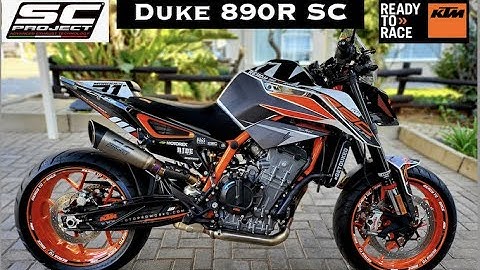 KTM Duke 890R SC project Slip On - No DB Killer