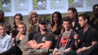 SDCC 2014 DC WB Panel Arrow, The Flash, Gotham, and Constantine Full Panel