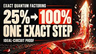 Exact Quantum Factoring: How OpenAI’s Fixed Gate Proof Turns 25% Into Certainty